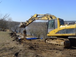 Прокладка водовода в Рублёво-Архангельское. Видео, фото Прокладка водовода в Рублёво-Архангельское. Видео, фото